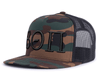 BETA THETA PI 5-Panel Flat Camo Hat Brown