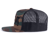 BETA THETA PI 5-Panel Flat Camo Hat Brown