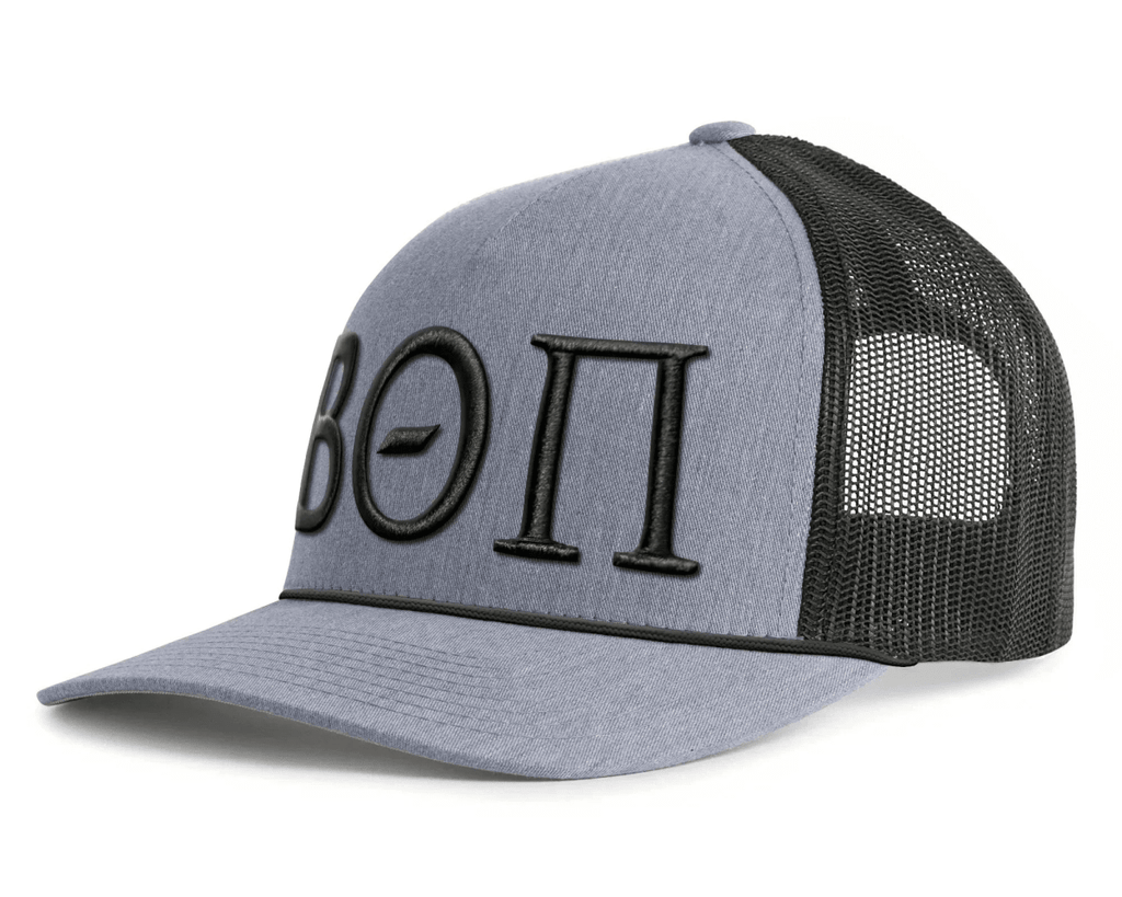 BETA THETA PI 5-Panel Rope Hat, Richardson 112 Grey – Tailgate Hats