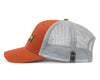 BROOK TROUT 6-Panel Curved Trucker, Richardson 112 Orange