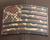 PVC Camo Flag 6-Panel Curved Cap, Richardson 112 Brown