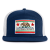 CALIFORNIA BEAR 7-Panel Flat Snapback