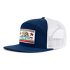 CALIFORNIA BEAR 7-Panel Flat Snapback