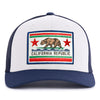 CALIFORNIA BEAR 6-Panel Curved Snapback