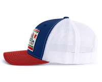 CALIFORNIA BEAR 6-Panel Snapback, Richardson 112 Blue