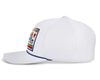 CALIFORNIA BEAR 5-Panel Rope Hat, Richardson 112 White