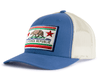 CALIFORNIA BEAR 6-Panel Low-Profile Trucker, Richardson 115 Blue