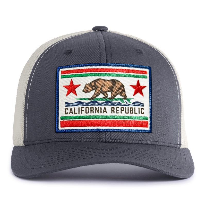 CALIFORNIA BEAR 6-Panel Low-Profile Snapback