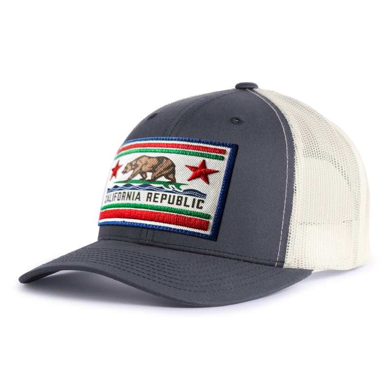 CALIFORNIA BEAR 6-Panel Low-Profile Snapback