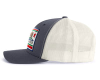 CALIFORNIA BEAR 6-Panel Low-Profile Trucker, Richardson 115 Navy