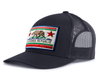 CALIFORNIA BEAR 5-Panel Snapback Black