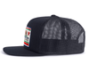 CALIFORNIA BEAR 5-Panel Flat Snapback Black