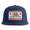 CALIFORNIA BEAR 5-Panel Flat Snapback