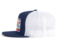 CALIFORNIA BEAR 5-Panel Flat Snapback Navy
