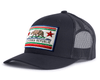 CALIFORNIA BEAR 6-Panel Snapback Black