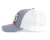 CALIFORNIA BEAR 6-Panel Snapback Richardson 112 XL Grey