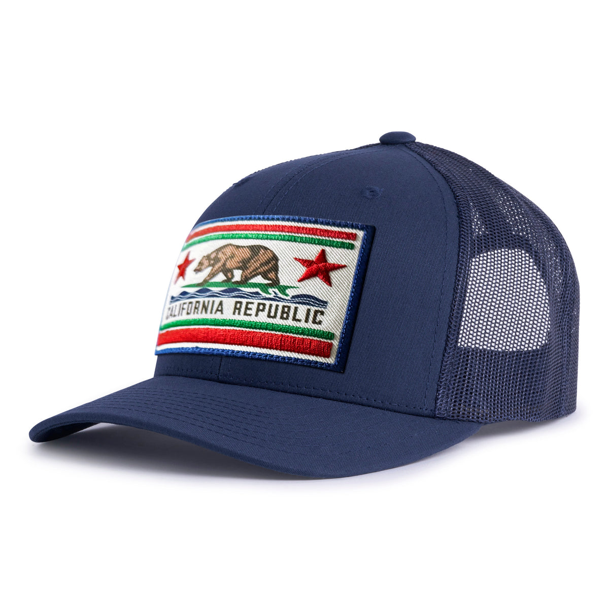 CALIFORNIA BEAR 6-Panel Curved Navy - Tailgate Hats