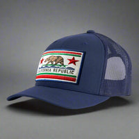 CALIFORNIA BEAR 6-Panel Curved Snapback