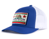 CALIFORNIA BEAR 6-Panel Snapback Blue