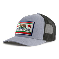 CALIFORNIA BEAR 5-Panel Curved Grey/Black - Tailgate Hats