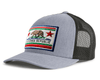 CALIFORNIA BEAR 5-Panel Snapback Grey