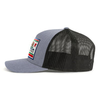 CALIFORNIA BEAR 5-Panel Curved Grey/Black - Tailgate Hats