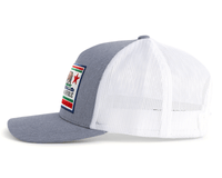 CALIFORNIA BEAR 5-Panel Snapback Grey