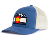 COLORADO MTS 6-Panel Low-Profile Snapback, Richardson 115 Blue