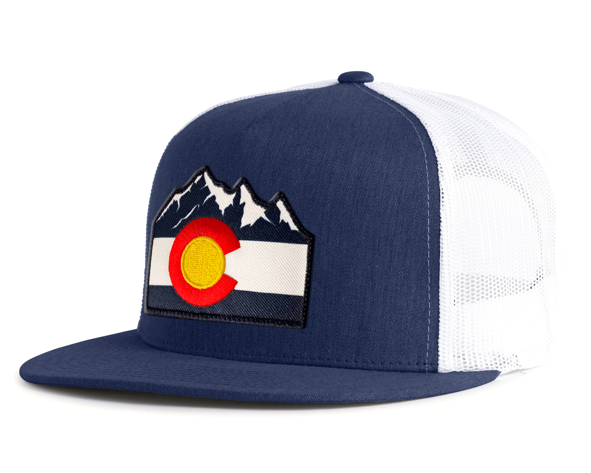 COLORADO MTS 5-Panel Flat Snapback Navy