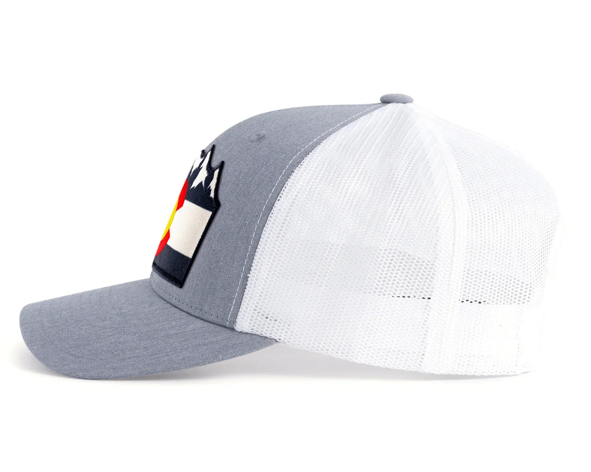 COLORADO MTS 6 - Panel Snapback Richardson 112 XL Grey - Tailgate Hats