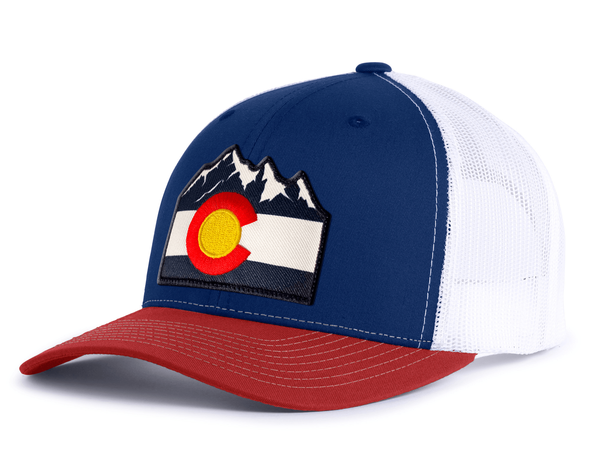 COLORADO MTS 6-Panel Snapback, Richardson 112 Blue