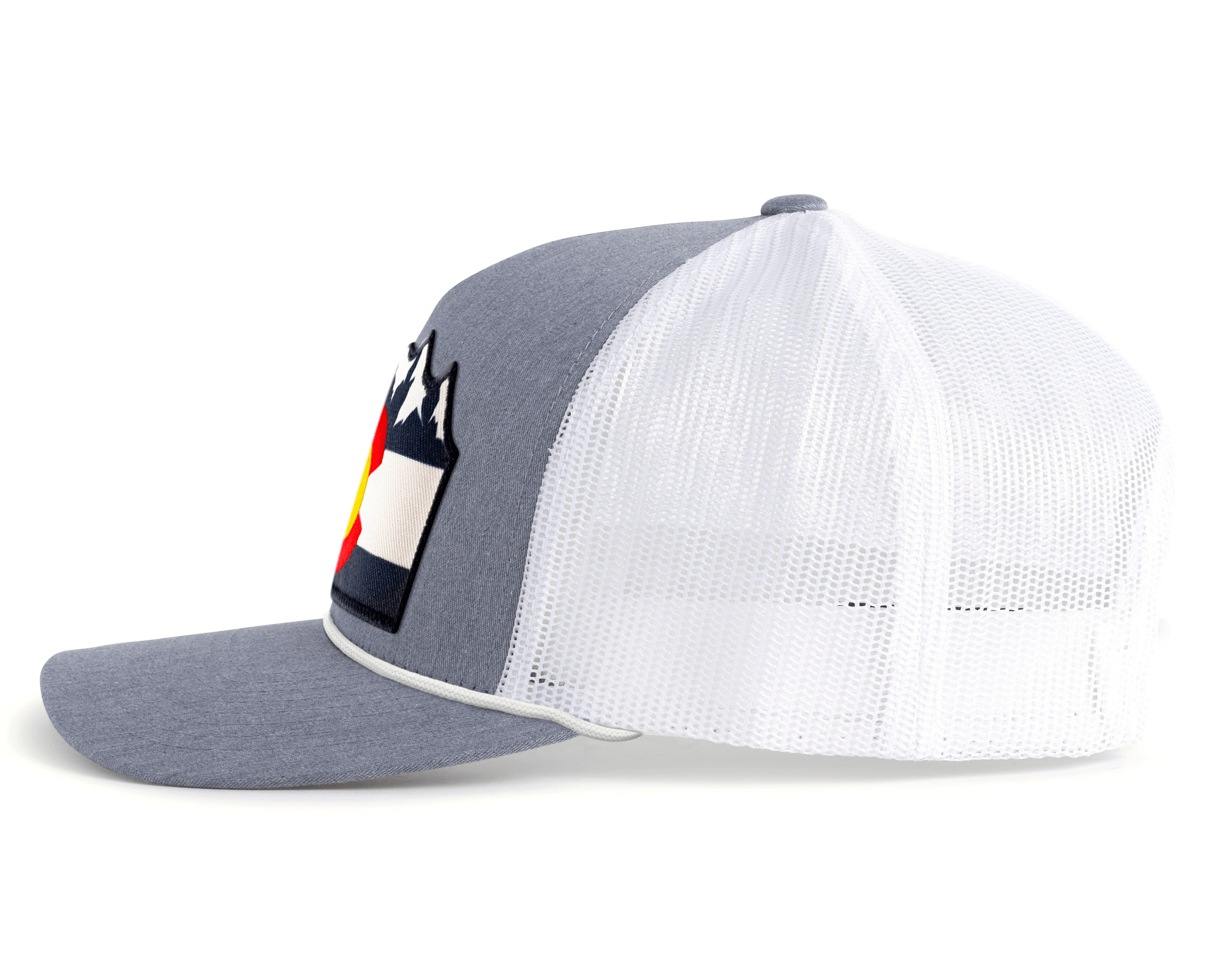 COLORADO MTS 5-Panel Rope Hat, Richardson 112 Grey