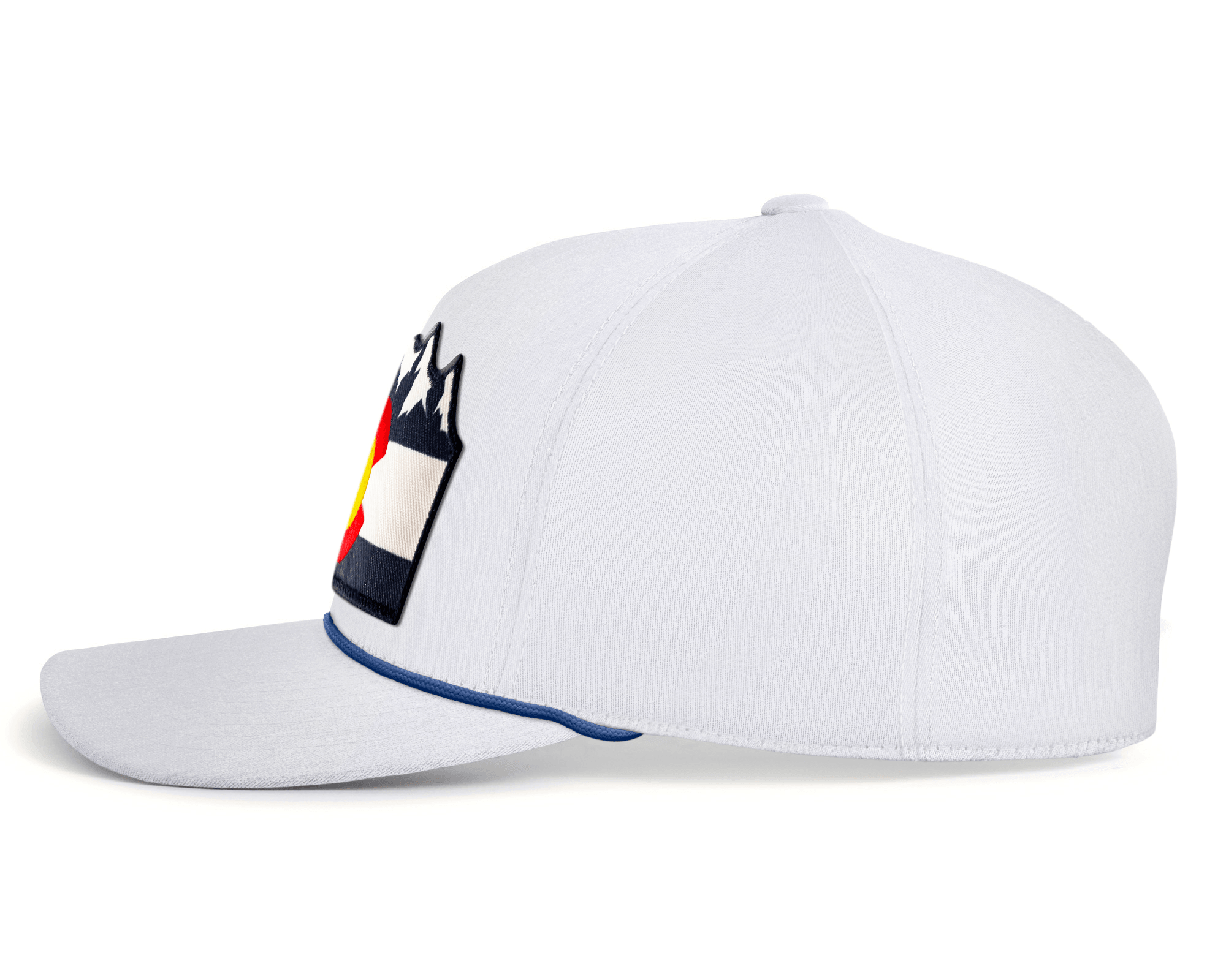 COLORADO MTS 5-Panel Rope Hat, Richardson 112 White