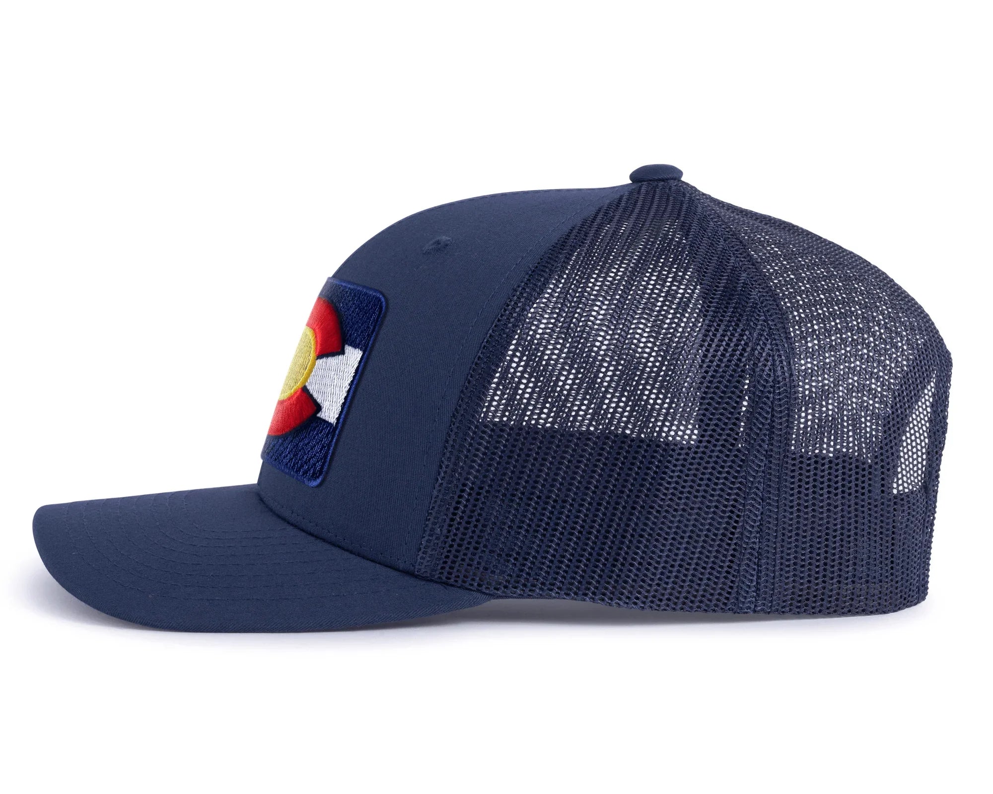 COLORADO BADGE 6-Panel Snapback Richardson 112 XL Navy