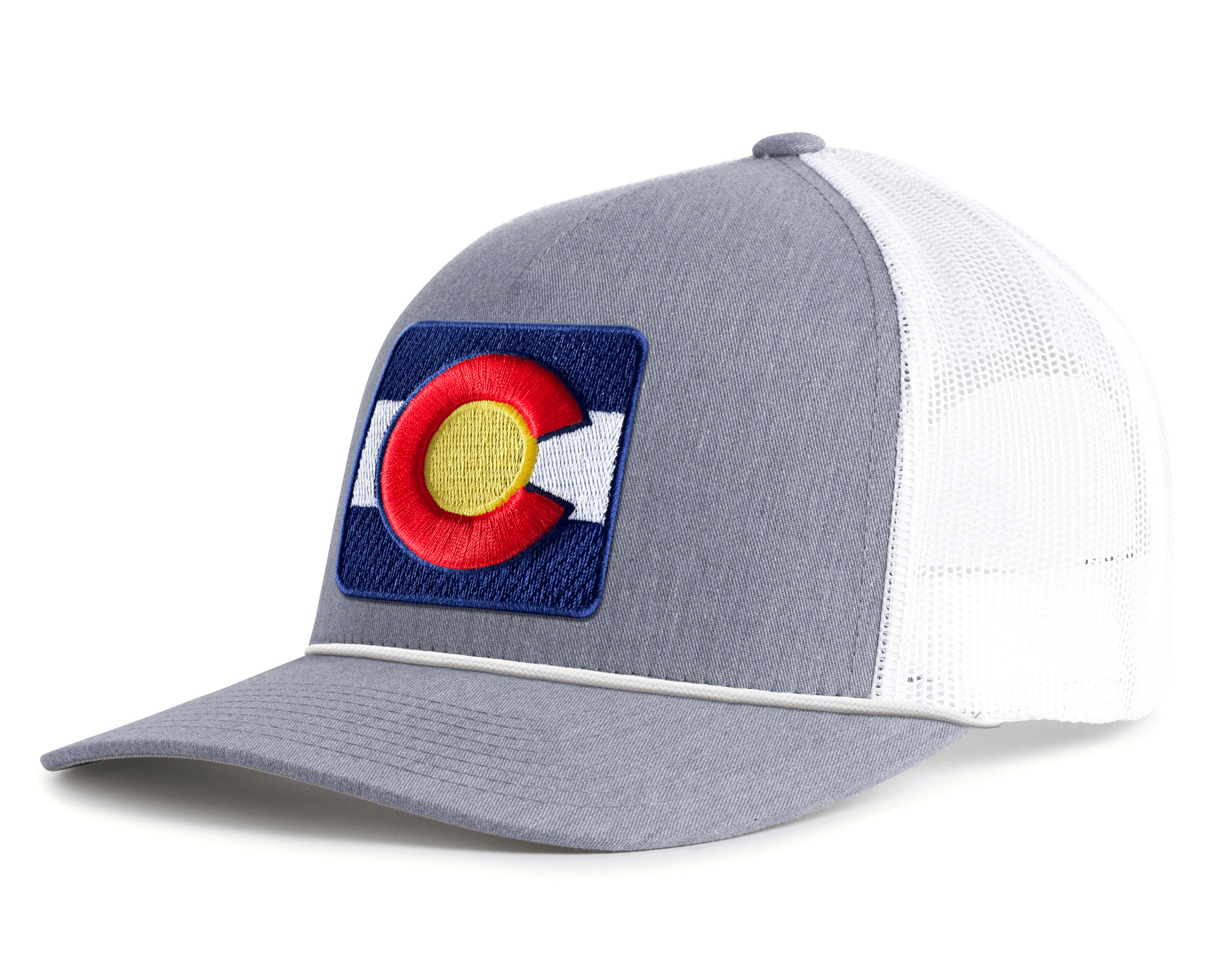 COLORADO BADGE 5-Panel Rope Hat, Richardson 112 Grey