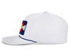 COLORADO BADGE 5-Panel Rope Hat, Richardson 112 White