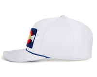COLORADO BADGE 5-Panel Rope Hat, Richardson 112 White