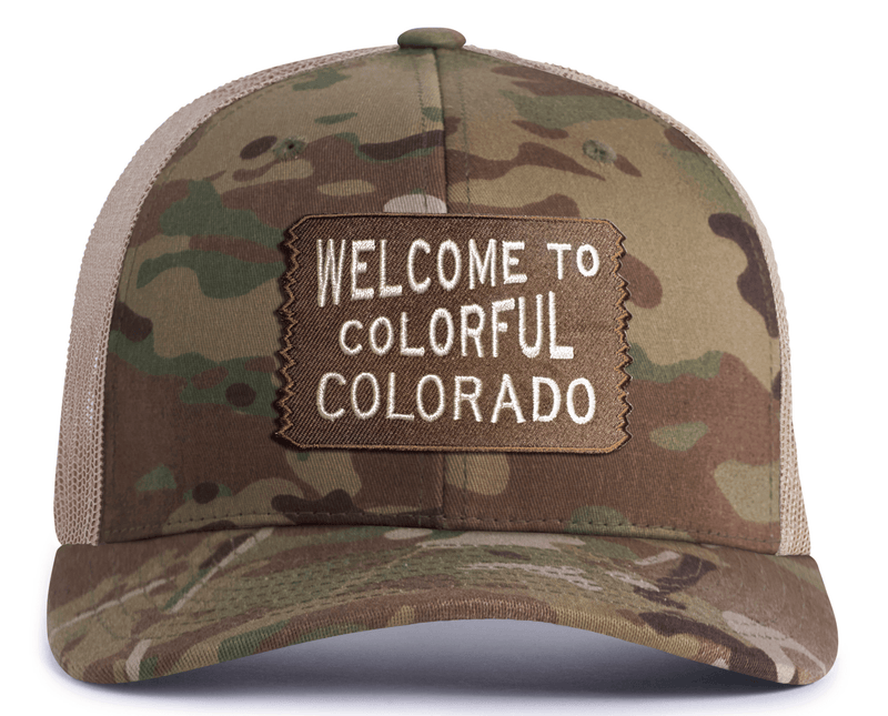 COLORFUL COLORADO 6-Panel Camo Hat