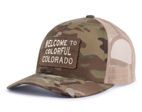 COLORFUL COLORADO 6-Panel Camo Hat
