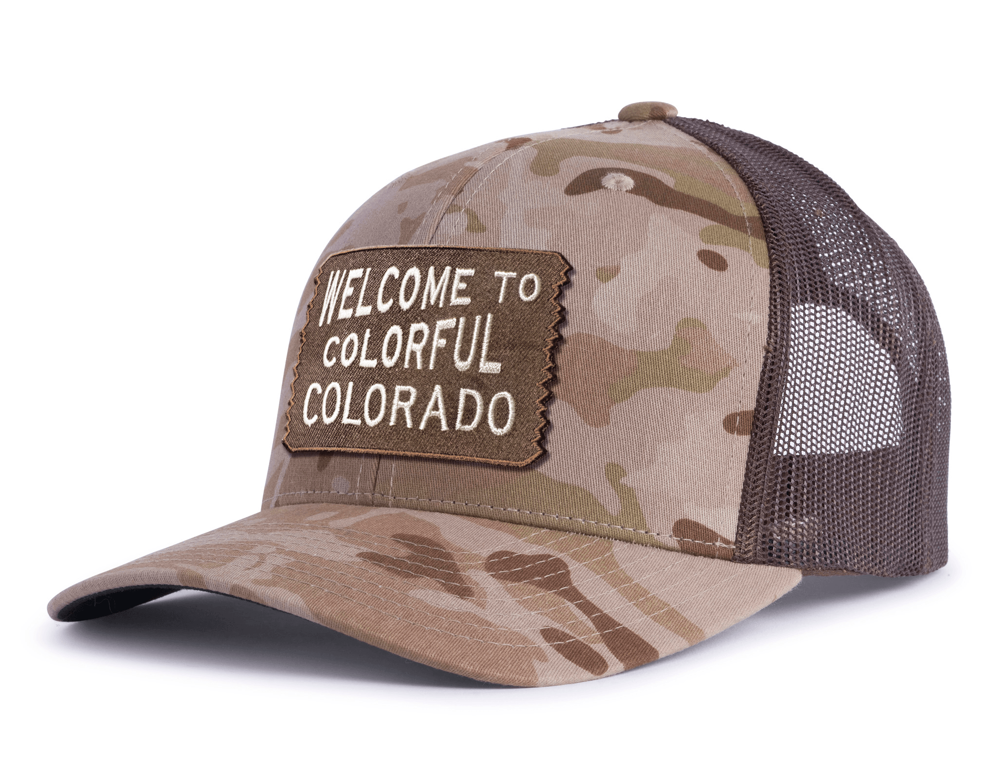 COLORFUL COLORADO 6-Panel Camo Hat