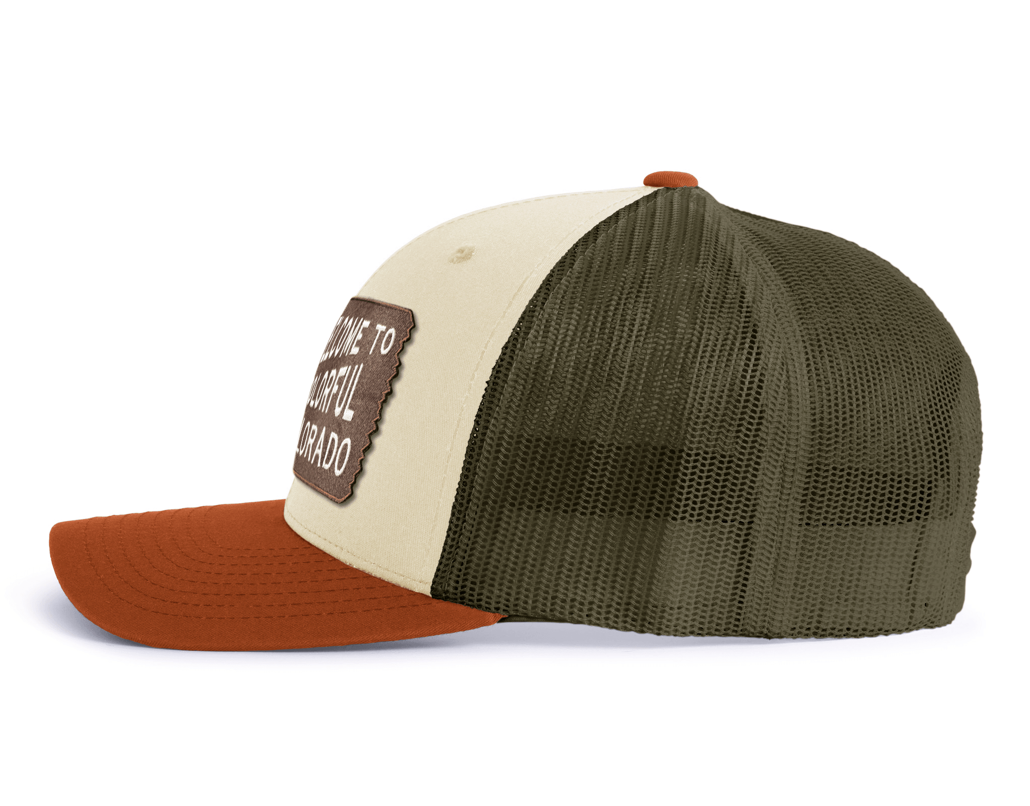 COLORFUL COLORADO 6-Panel Low-Profile Trucker, Richardson 115