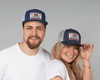 CALIFORNIA BEAR 6-Panel Low-Profile Trucker, Richardson 115 Navy