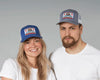 CALIFORNIA BEAR 6-Panel Snapback Richardson 112 XL Grey