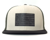 CAMO FLAG PVC 6-Panel Flat Snapback Grey Loden