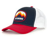 Baseball cap with Wyoming logo on a white background