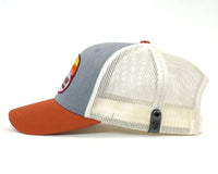 COLORADO ROCKY MTS 6-Panel Curved Snapback, Richardson 112 Grey