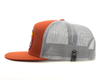 GREAT SMOKY MTS 7-Panel Flat Bill Trucker, Richardson 168 Orange