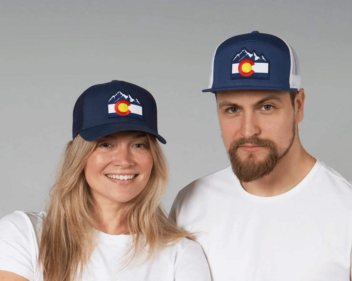 COLORADO MTS 6 - Panel Snapback Richardson 112 XL Navy - Tailgate Hats