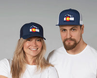 COLORADO MTS 6-Panel Snapback Richardson 112 XL Navy