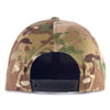 BIG USA FLAG 6-Panel Flat Khaki Camo - Tailgate Hats